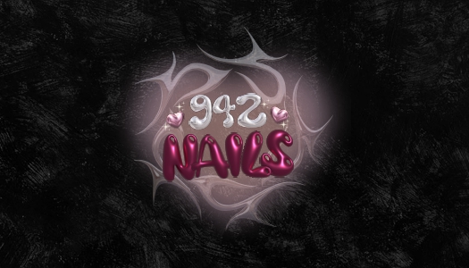 942Nails loyalty card — front